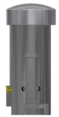 Dual Inlet SS Dome Vac - Free Push Button Series 9237